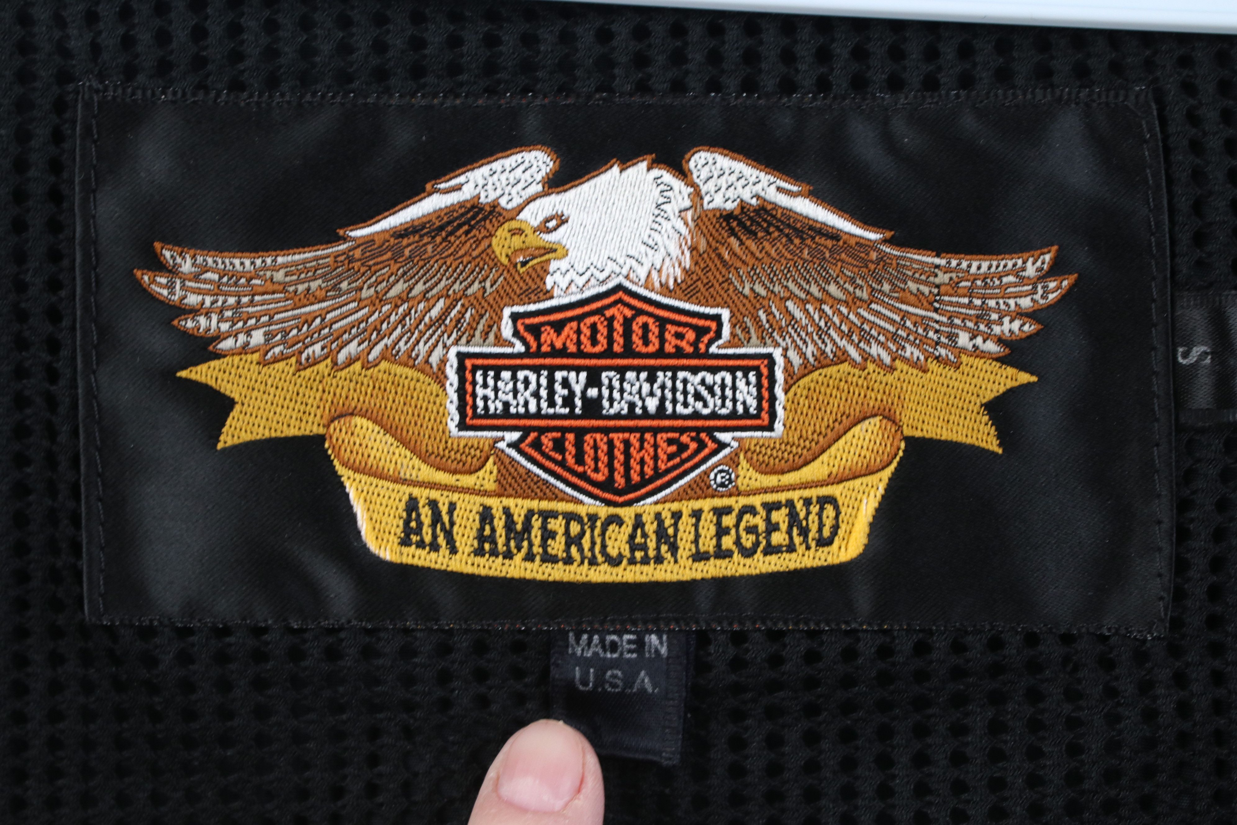 Harley Davidson Vintage 90s Harley Davidson Windbreaker Bomber Jacket USA Size US S / EU 44-46 / 1 - 11 Thumbnail