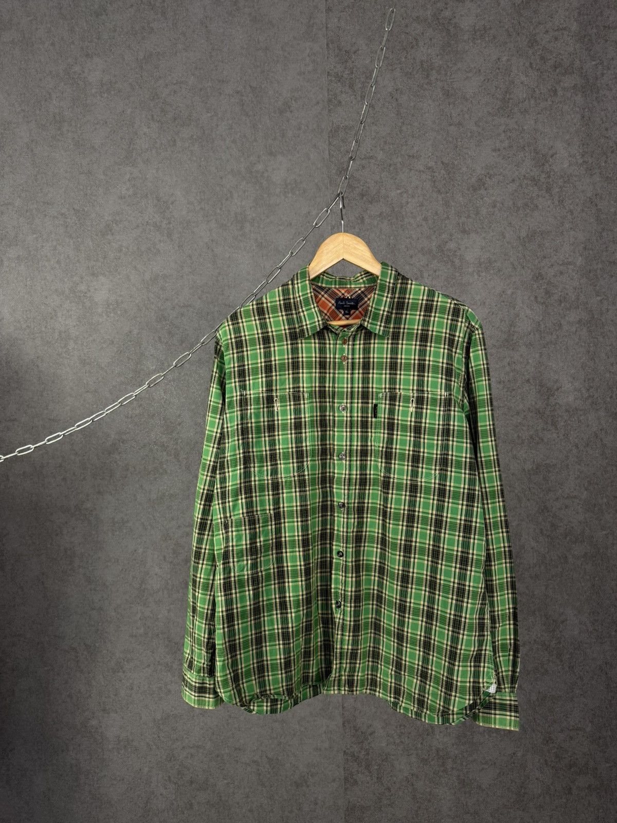 Paul Smith Paul Smith designer checkered shirt Size US XL / EU 56 / 4 - 1 Thumbnail