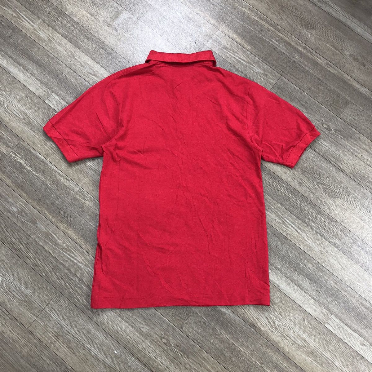 Vintage × Yves Saint Laurent Vintage Yves Saint Laurent Pour Homme YSL Red Polo Shirt Size US S / EU 44-46 / 1 - 7 Thumbnail