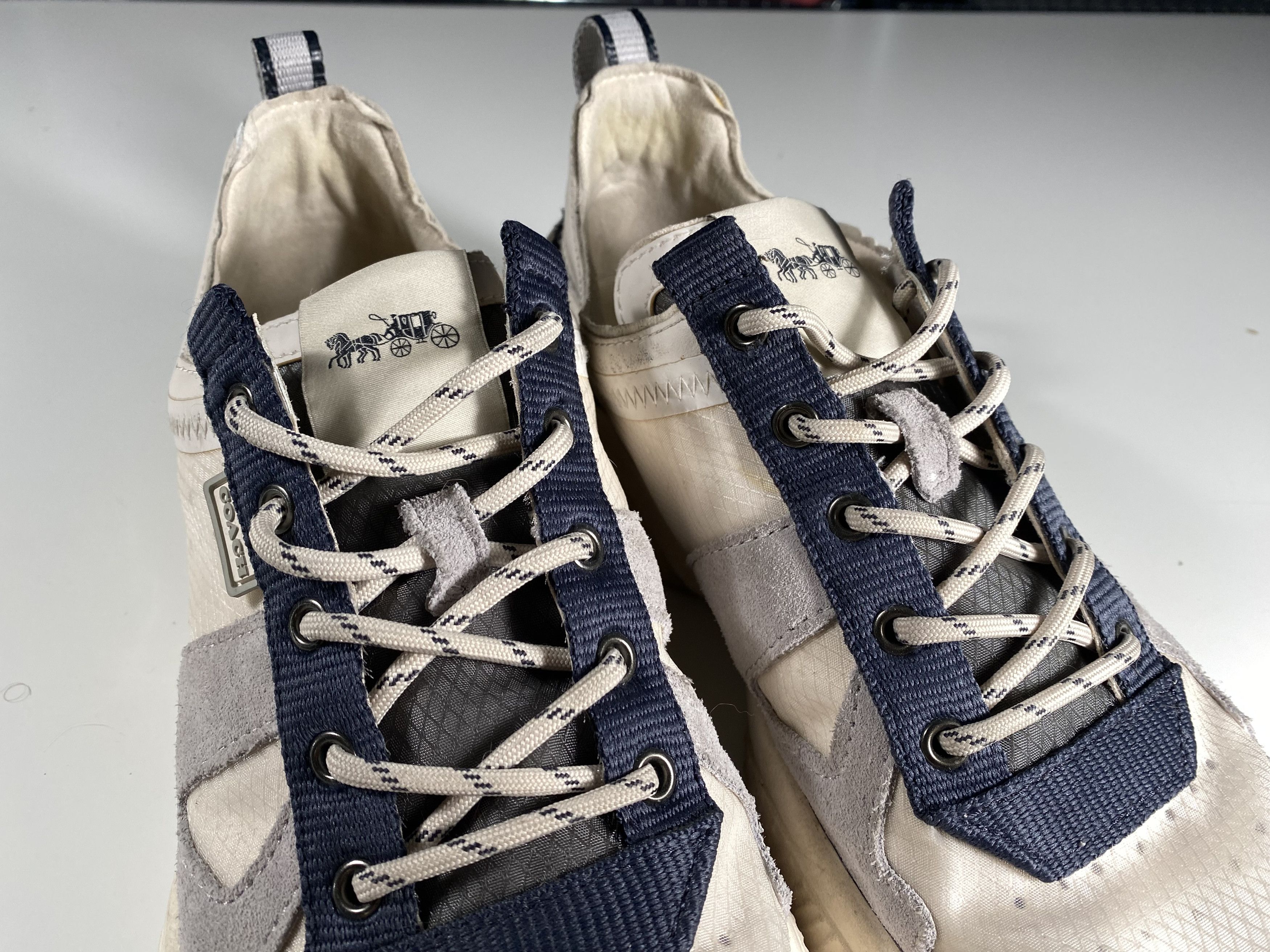 Coach G4941 - Coach Lowtop Citysole Runner White / Navy Size US 9 / EU 42 - 3 Thumbnail