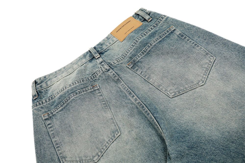 Jean Men's street style gradient washed ripped jeans Size US 32 / EU 48 - 5 Thumbnail