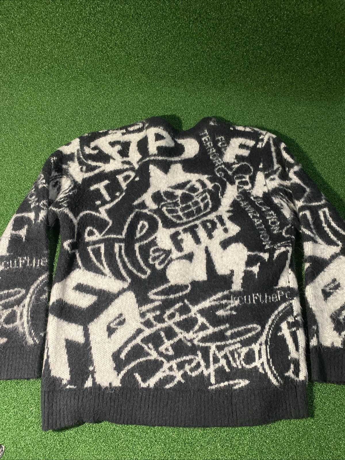 Fuck The Population FTP Archive Mohair Sweater size Medium Size US M / EU 48-50 / 2 - 3 Thumbnail