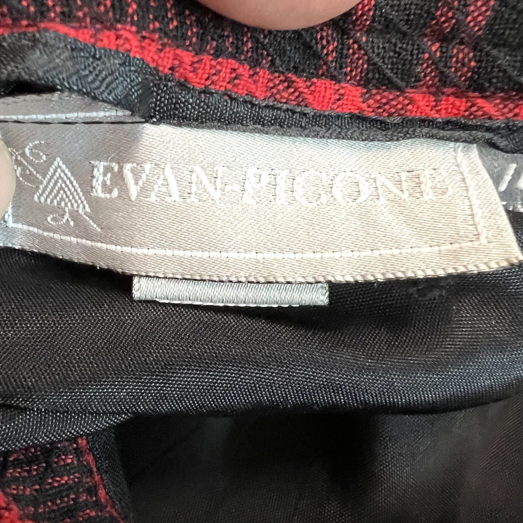 Evan Picone VINTAGE Evan Picone Skirt Women Long Plaid Wool 10 Red Black 90s Classic Union Made Womens Size 32" / US 10 / IT 46 - 5 Thumbnail