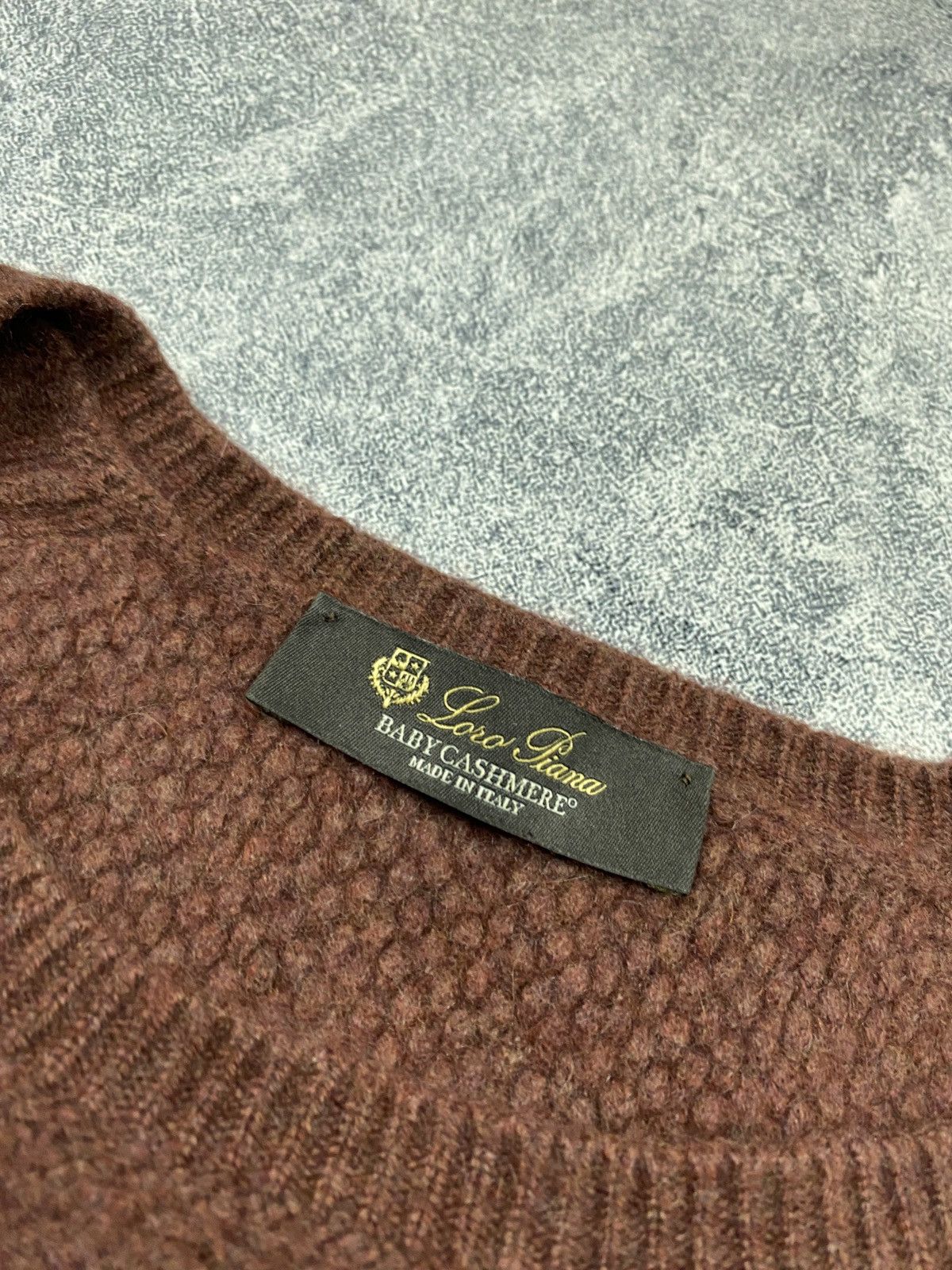 Loro Piana Loro Piana Womens Burgundy Baby Cashmere Sweater Size S / US 4 / IT 40 - 6 Thumbnail