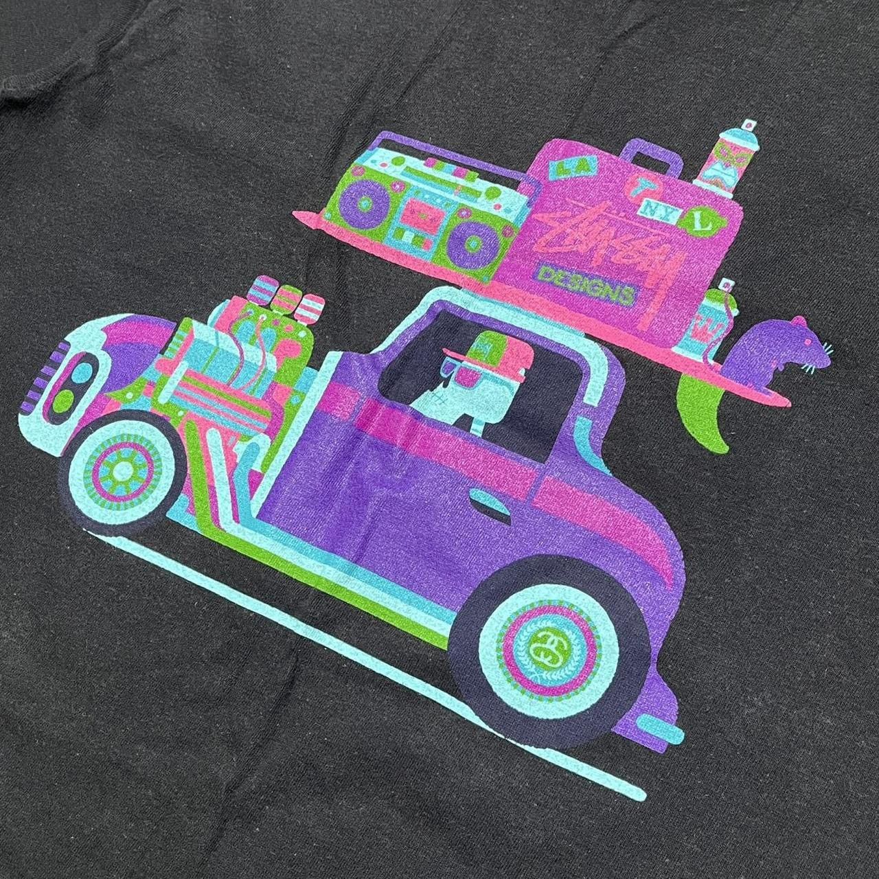 Stussy y2k stussy adrian johnson hotrod tee Size US S / EU 44-46 / 1 - 3 Thumbnail