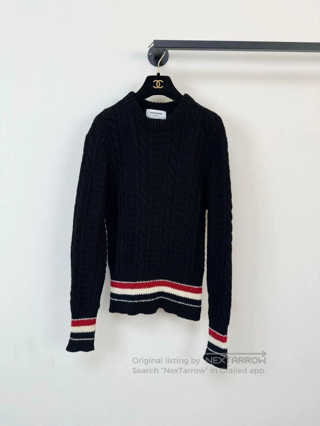 Thom Browne thom browne cable knit wool sweater. Size US M / EU 48-50 / 2 - 1 Thumbnail