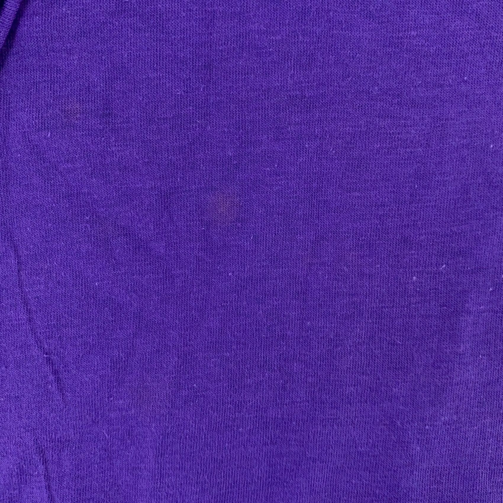Vintage VINTAGE Ched Purple Shirt XXXS Regular Short Sleeve Polyester Cotton 50/50 Crew Neck Men T-Shirt Made USA 80s Tee Size US XXS / EU 40 - 3 Thumbnail
