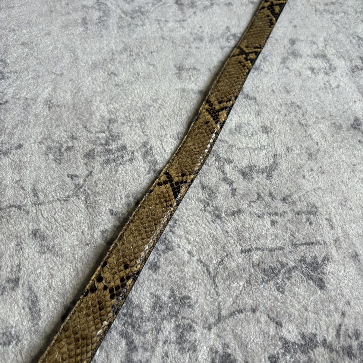 Prada Prada Python Snakeskin Leather Belt | Size 75 Size ONE SIZE - 4 Thumbnail