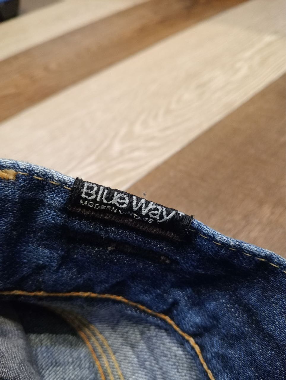 Japanese Brand BLUEWAY JAPAN UNION MADE MODERN VINTAGE WIDE BAGGY DENIM Size US 30 / EU 46 - 9 Thumbnail