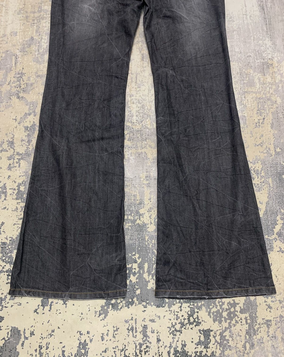 If Six Was Nine If Six Was Nine Flared Jeans Water Back Distressed Denim Size US 36 / EU 52 - 9 Thumbnail