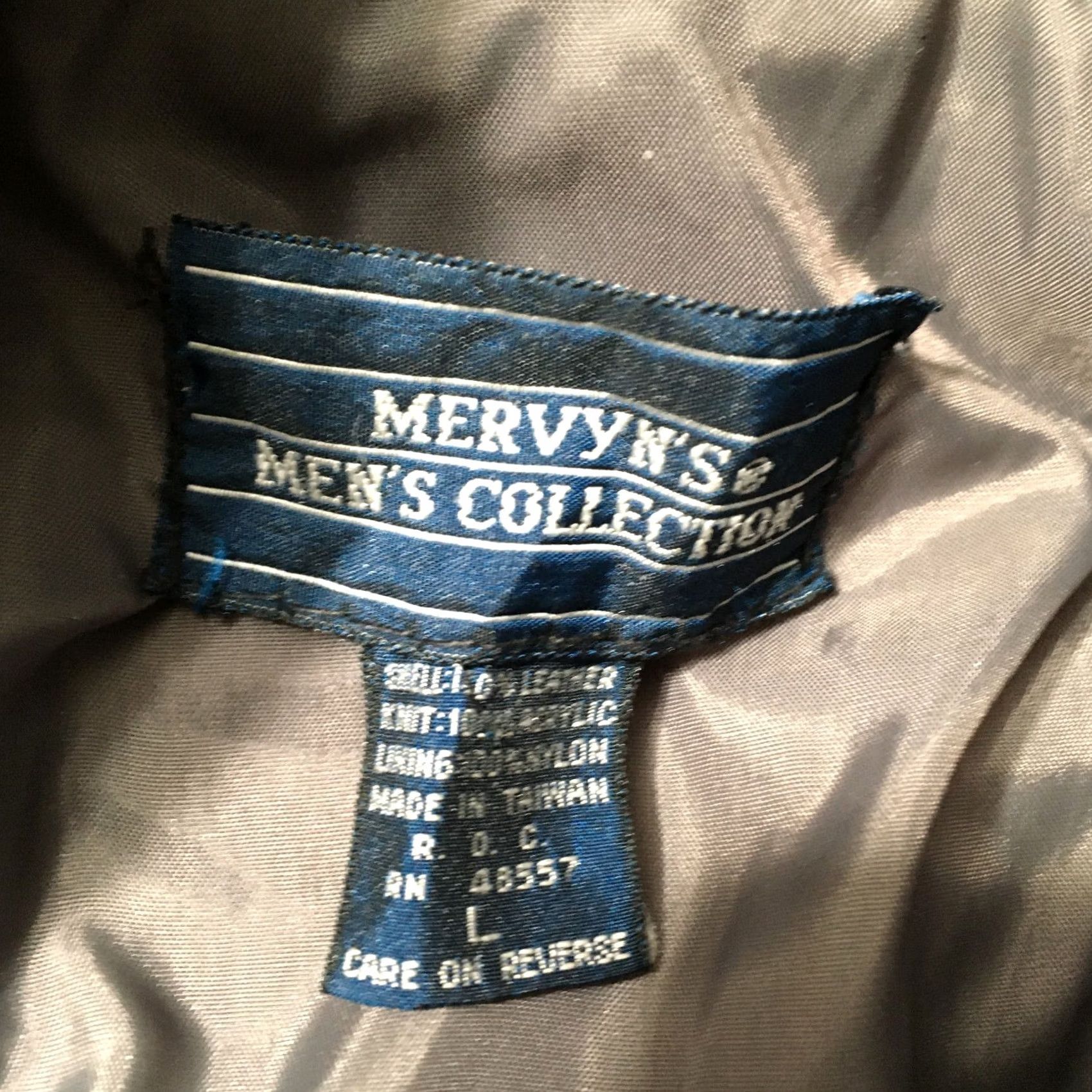 Vintage VINTAGE Collection Suede Leather Jacket Mens Large Gray 80s Bomber Jacket Mervyns Collection Mens Size US L / EU 52-54 / 3 - 2 Thumbnail