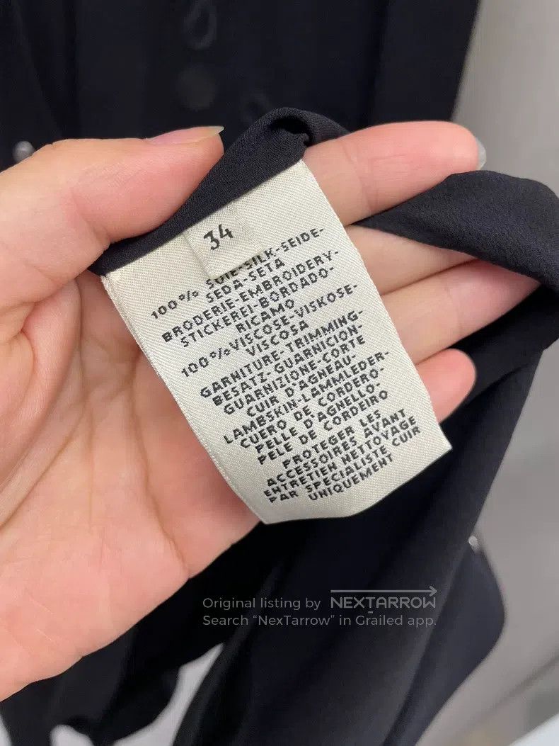 Hermes Hermes Black Dress Size XXS / US 00 / IT 34 - 7 Thumbnail
