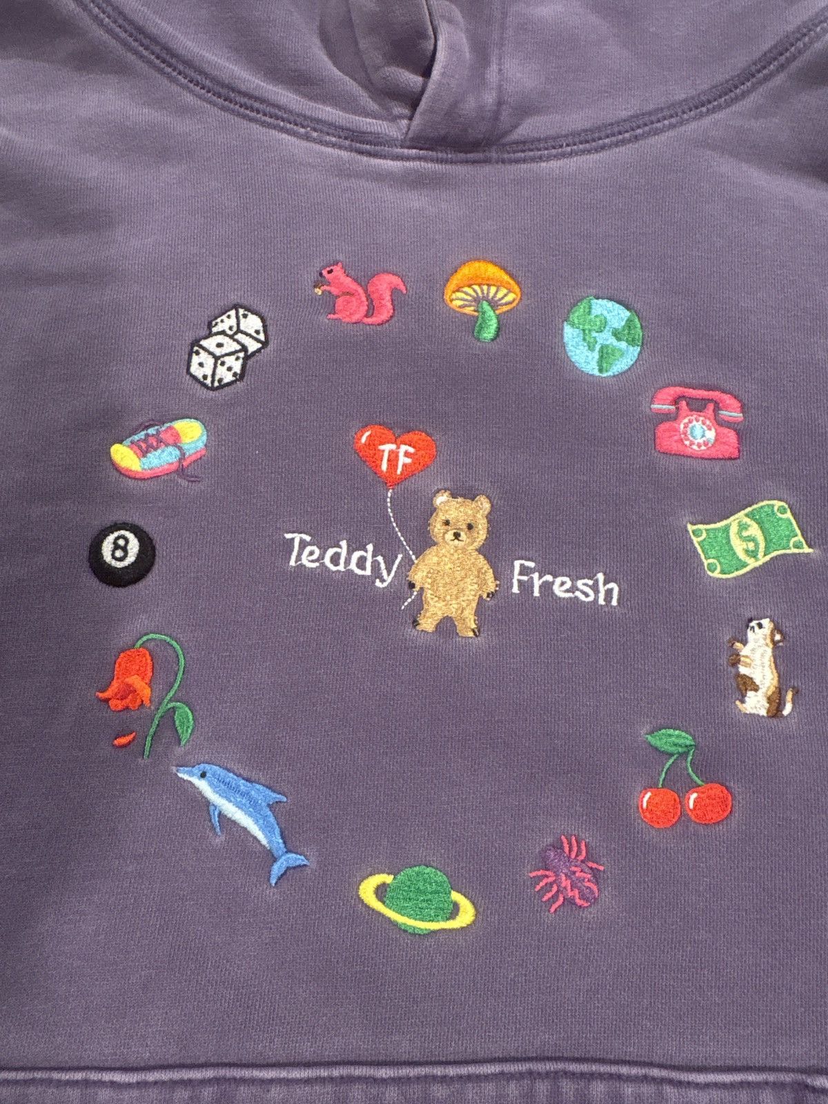 Teddy Fresh Teddy Fresh Everything I Love Hoodie Purple Large Women's Size L / US 10 / IT 46 - 2 Thumbnail