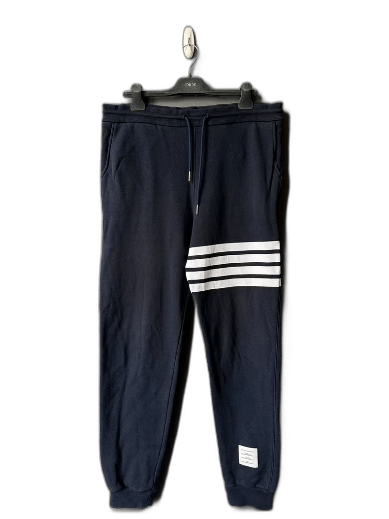 Thom Browne Thoms Browne Blue Knitted Sweatpants-yf Size US 44 / EU 60 - 1 Thumbnail