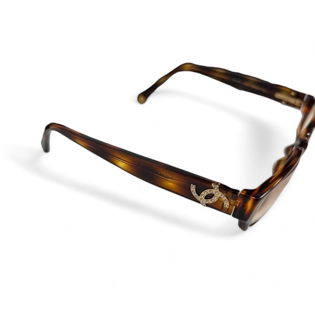Chanel Chanel - Vintage Leo Print Glasses Brown Size ONE SIZE - 2 Thumbnail