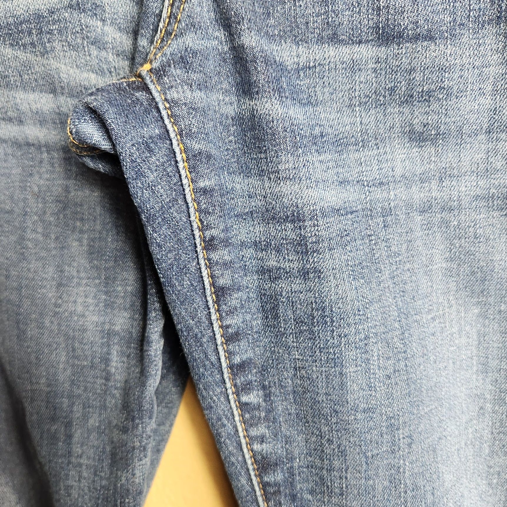 Madewell Madewell Jeans Womens 9" High Rise Distressed Skinny Jeans Blue 27 Regular Denim Cotton Blend 5-Pocket Size 27" / US 4 / IT 40 - 5 Thumbnail