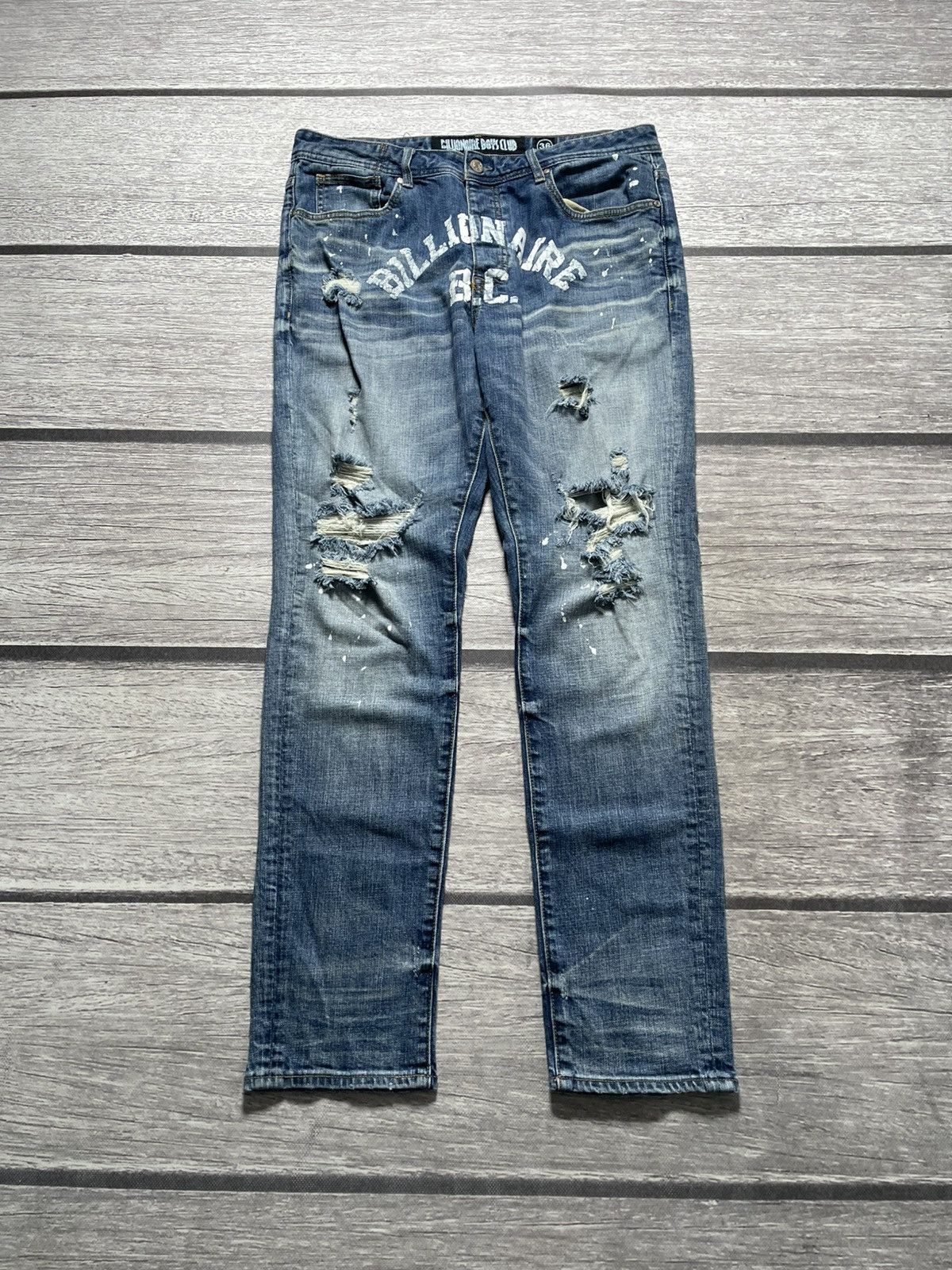 Billionaire Boys Club Bilionaire Boys Club Distressed slim jeans Size US 36 / EU 52 - 1 Thumbnail