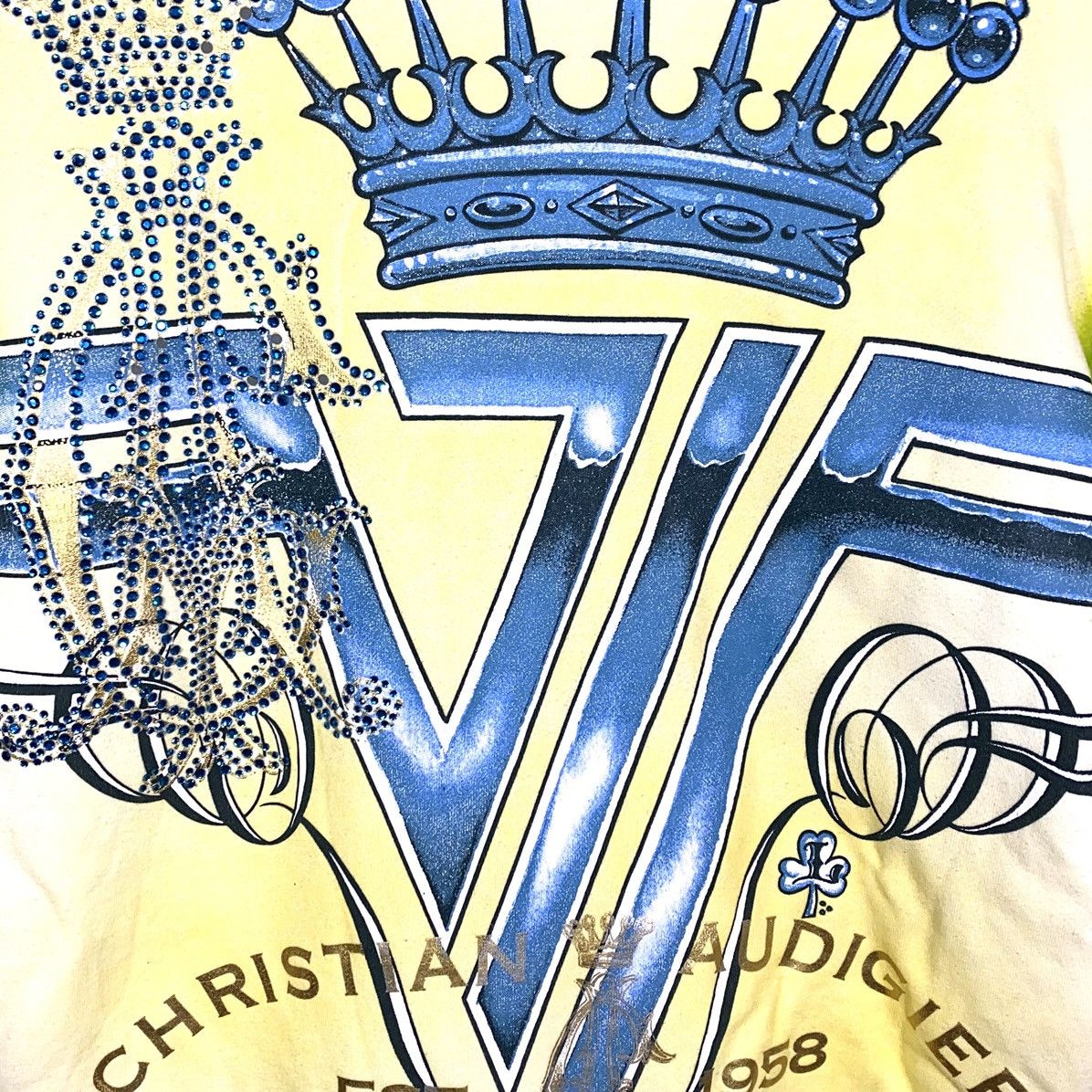 Christian Audigier Hoodie Graphique Strass y2k Vintage 2000s Christian Audigier Size US S / EU 44-46 / 1 - 5 Thumbnail