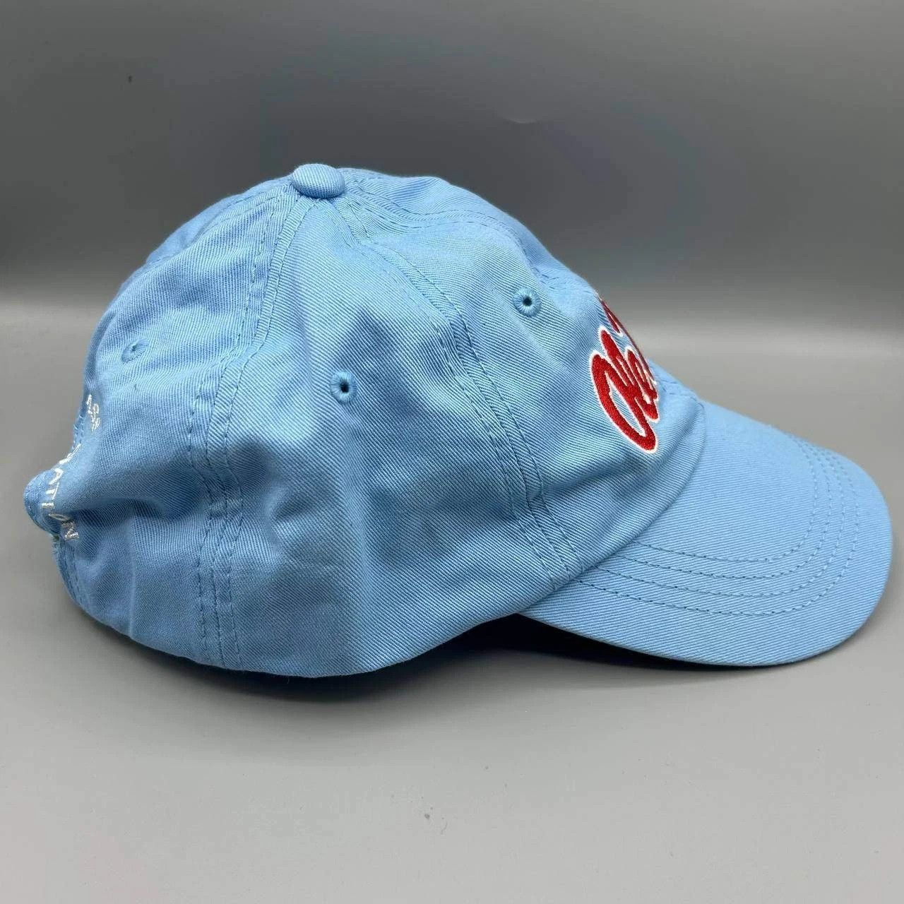 Other Ole Miss Hat Women Blue Embroidered Strap Back Cap Cotton Size ONE SIZE - 3 Thumbnail