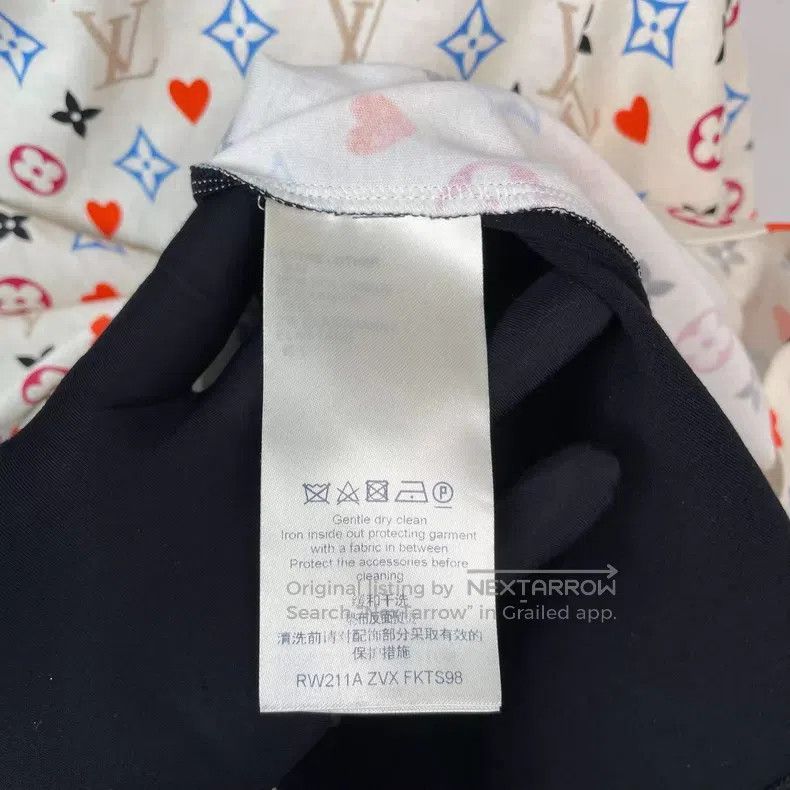 Louis Vuitton Louis Vuitton Color logo full print T-shirt Size XXS / US 00 / IT 34 - 8 Thumbnail