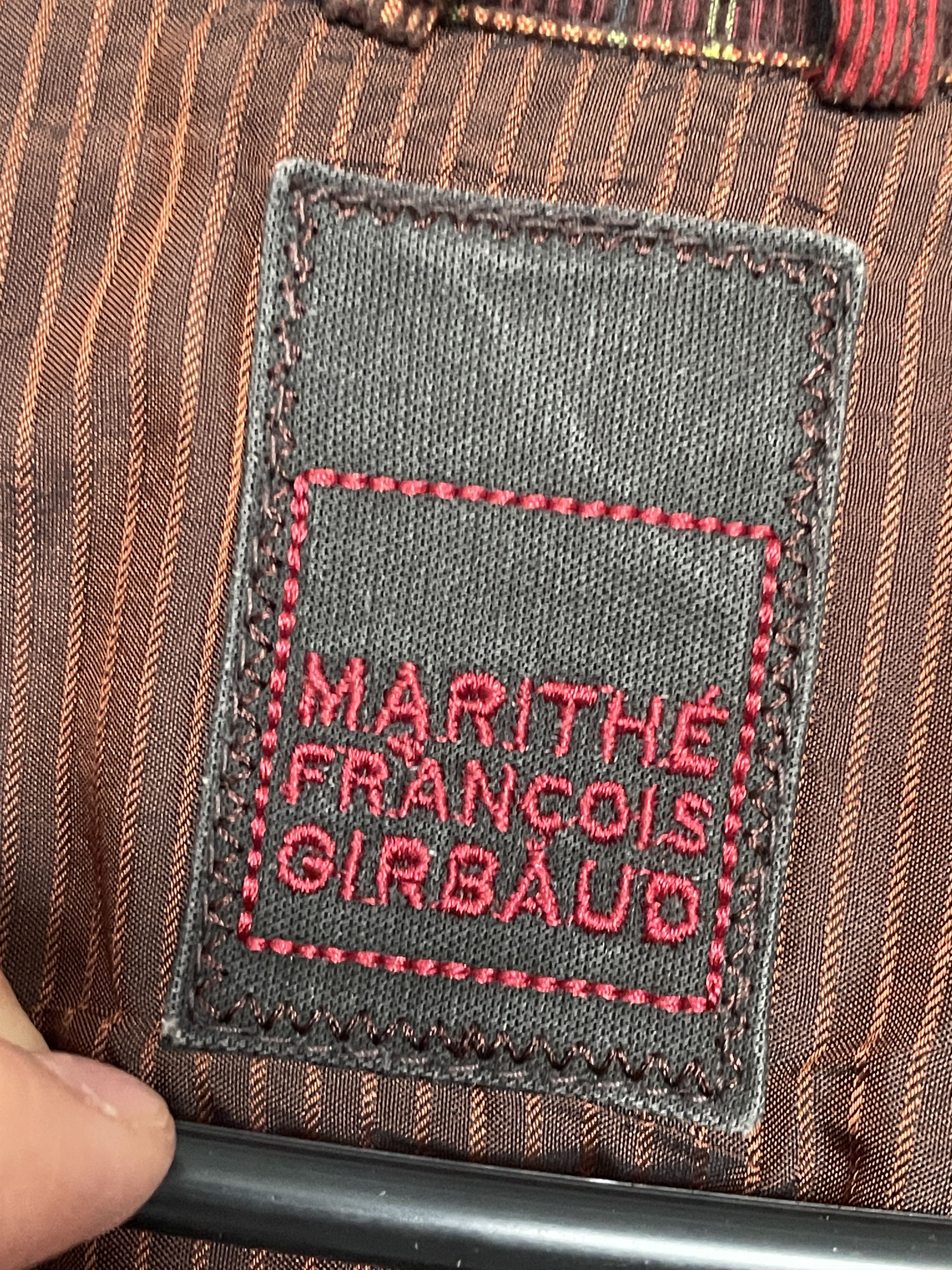 Marithe + Francois Girbaud Y2K M + FG COURDUROI VIVIENNE TYPE PUNK CHECKED JACKET Size S / US 4 / IT 40 - 3 Thumbnail