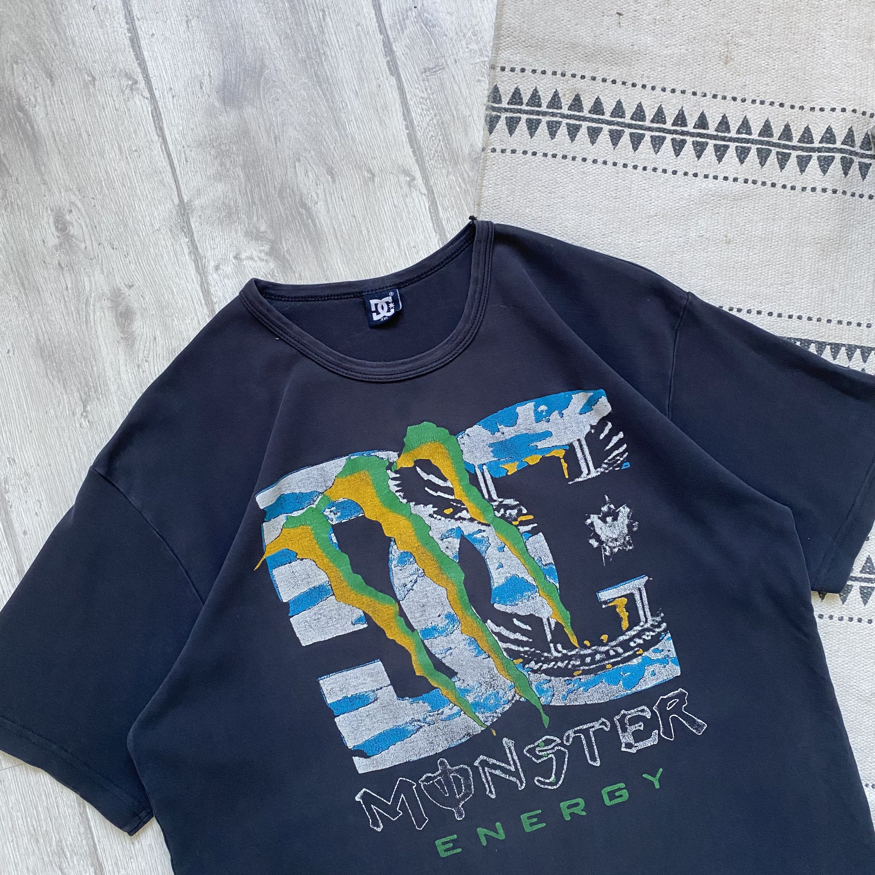 DC Vintage 90s FADED DC Shoes Monster Racing tee F1 ferrari Size US L / EU 52-54 / 3 - 2 Thumbnail