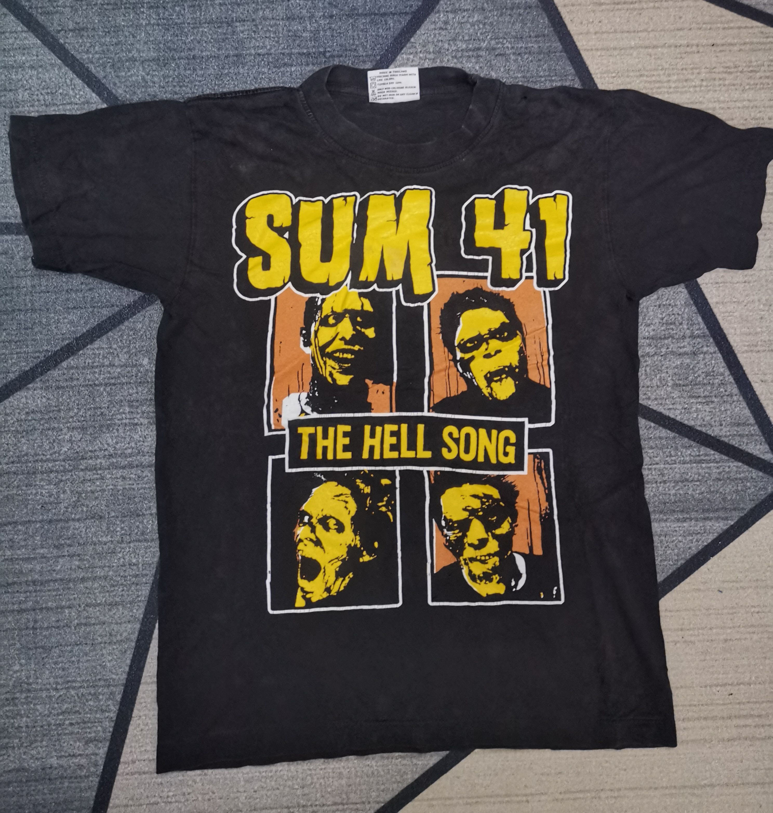 Band Tees × Vintage SUM 41 vintage distress shirt punk band Size US M / EU 48-50 / 2 - 1 Thumbnail