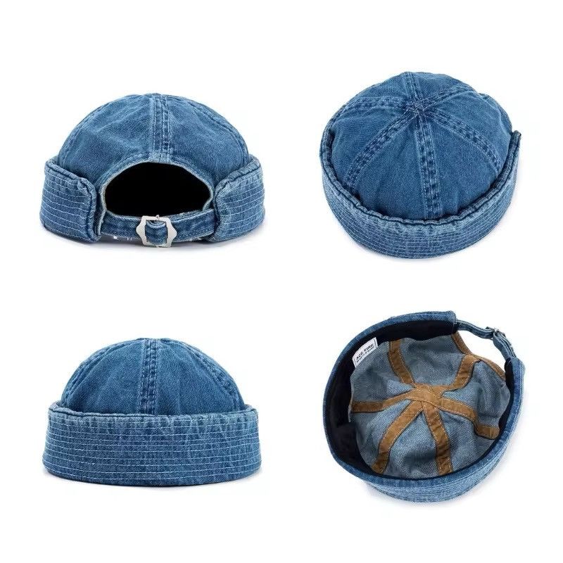 Japanese Brand × Vintage Japanese Blue Boro Melon Hat Size ONE SIZE - 3 Thumbnail