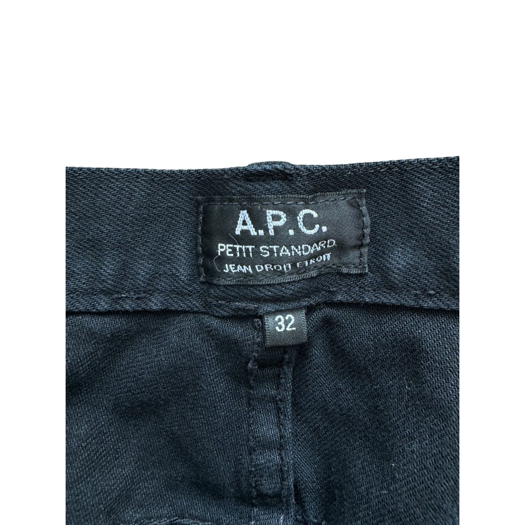 A.P.C. Petit Standard Black Denim jeans Size US 32 / EU 48 - 3 Thumbnail