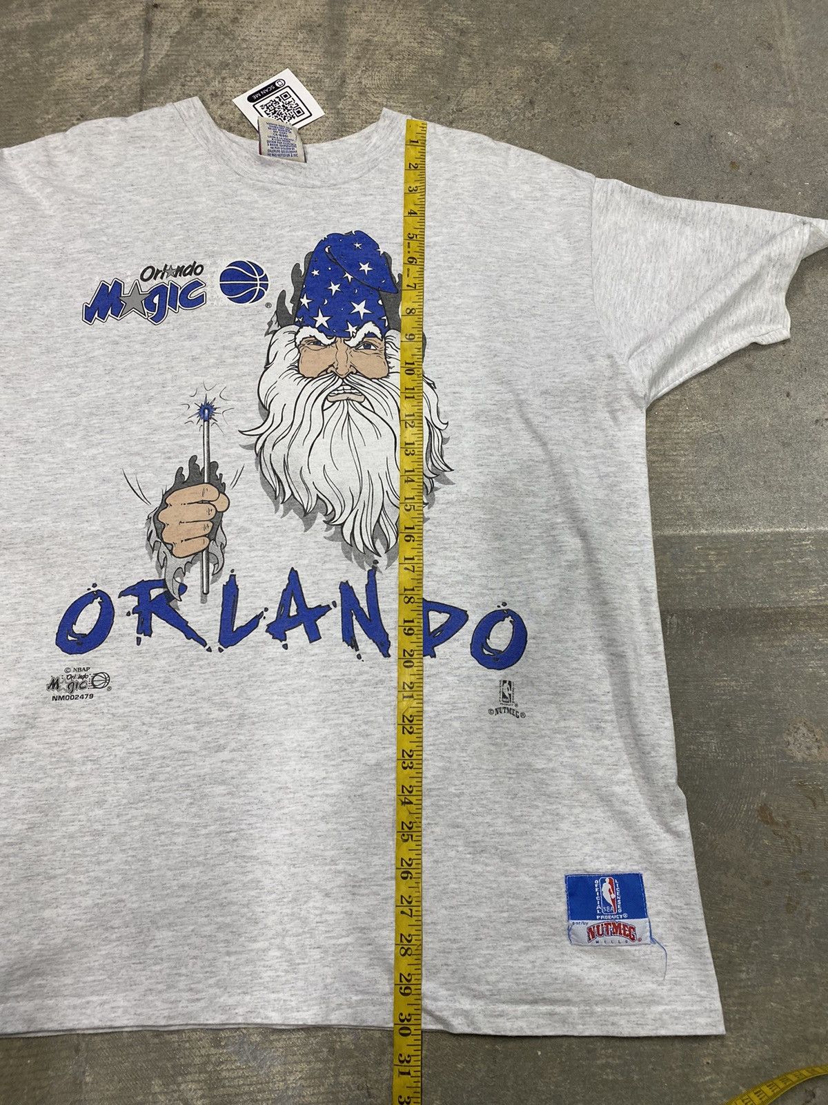 NBA × Nutmeg × Vintage Vintage 90’s Orlando Magic Nutmeg Double Sided T-Shirt Size US L / EU 52-54 / 3 - 12 Thumbnail