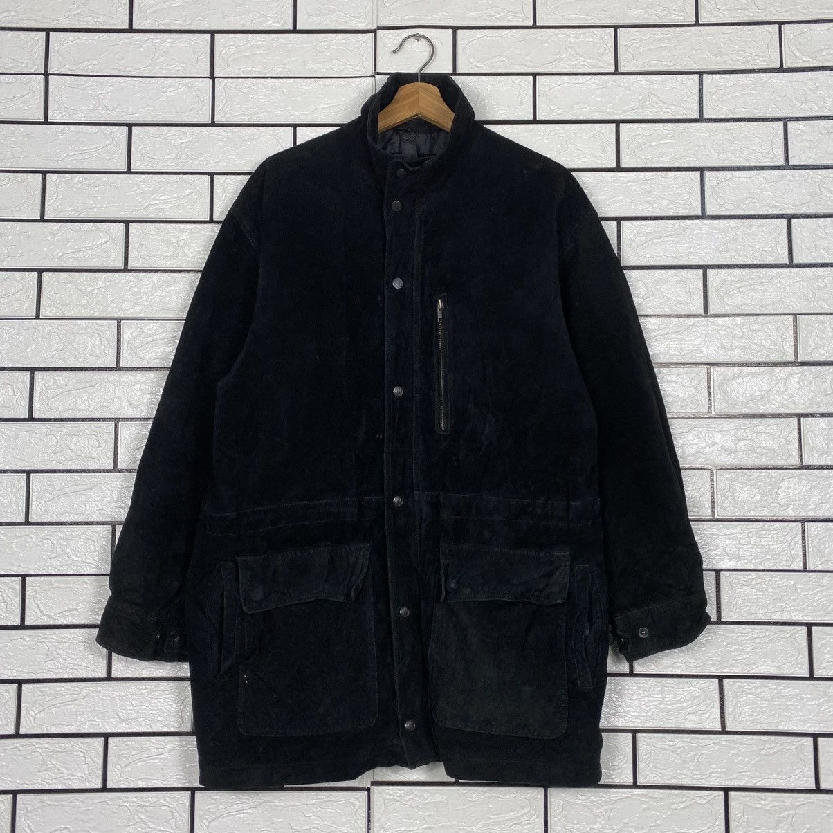 Issey Miyake 📌Vintage Chore Wool Jacket Blanket Men's Robo Size US L / EU 52-54 / 3 - 2 Thumbnail