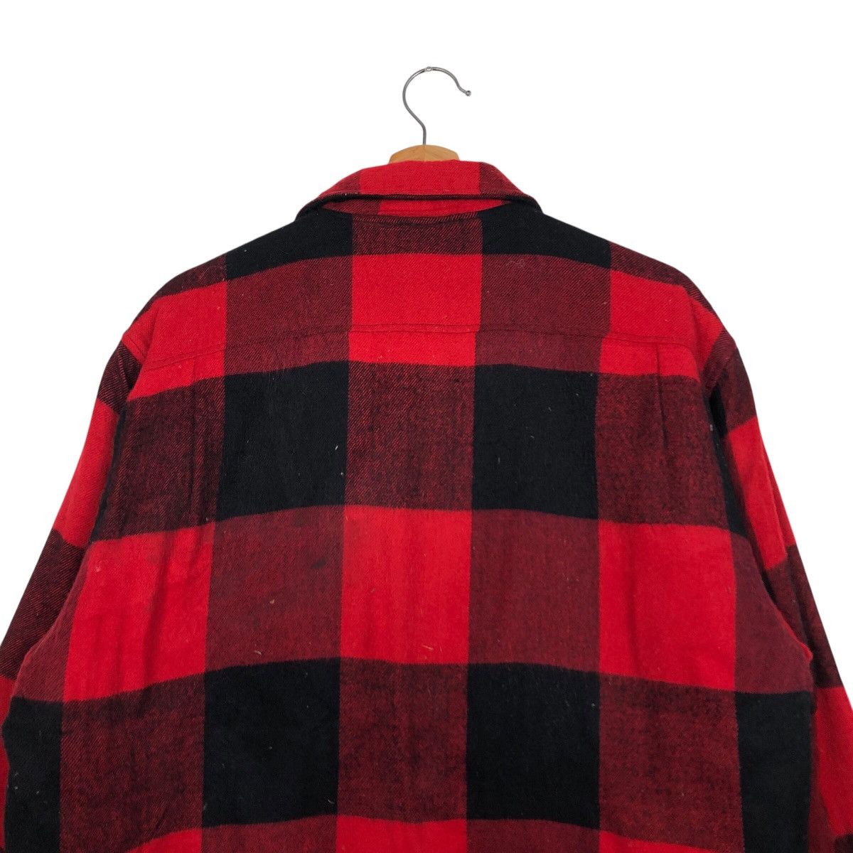 Japanese Brand 📌Vintage Wool Flannel Jacket Tartan Design Collins Size US L / EU 52-54 / 3 - 10 Thumbnail
