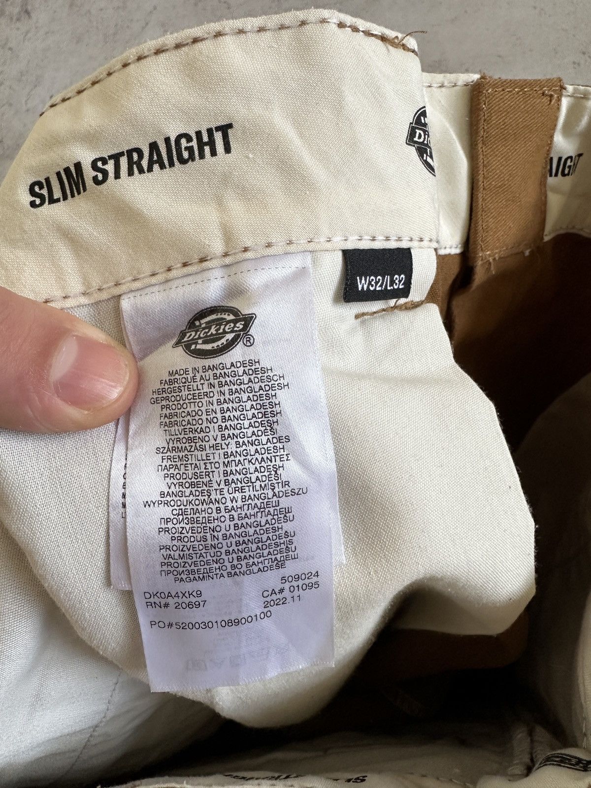 Dickies Dickies Slim Straight Chino Work Pants Size 32/32 Size US 32 / EU 48 - 8 Thumbnail