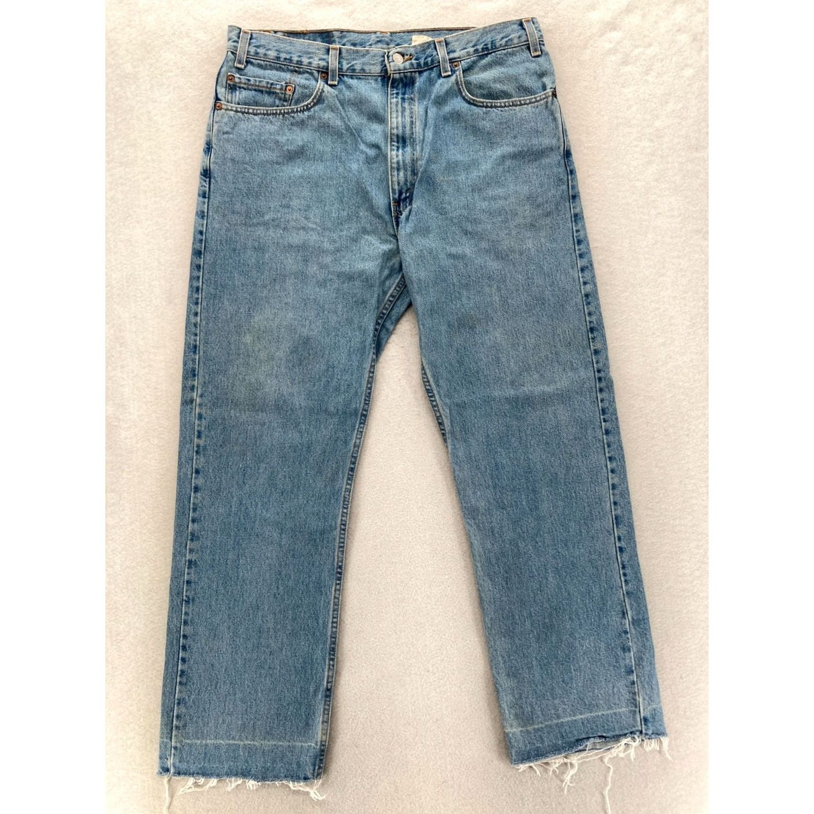 Levi's Vintage Levi's 505 Jeans Mens 38x30 Regular Fit Straight Blue Denim 2000 Y2K Levi's Jeans Mens 38x30 Regular Fit Straight Blue Denim 2000 Y2K Size US 38 / EU 54 - 2 Thumbnail