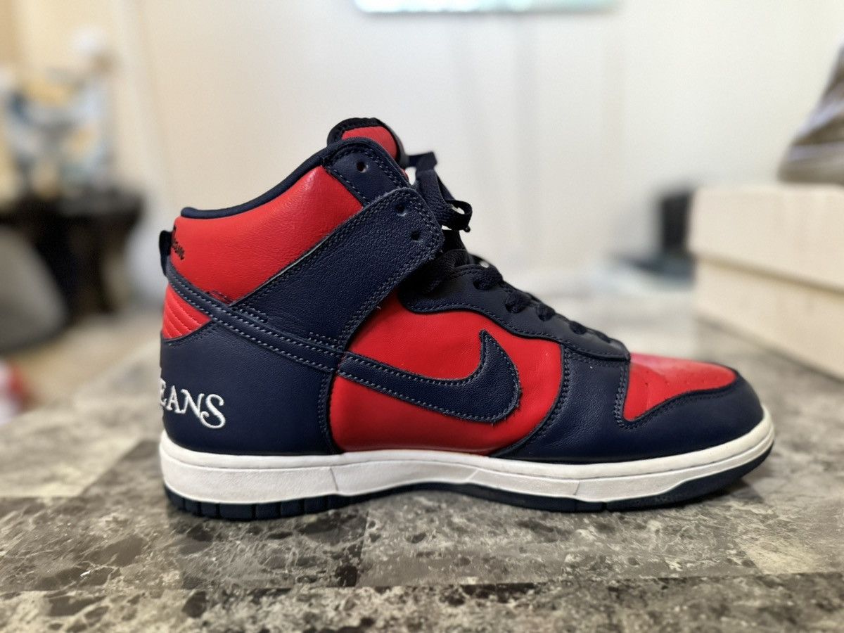 Nike × Supreme Supreme X Nike Dunk High SB “By any means” Size US 10 / EU 43 - 5 Thumbnail