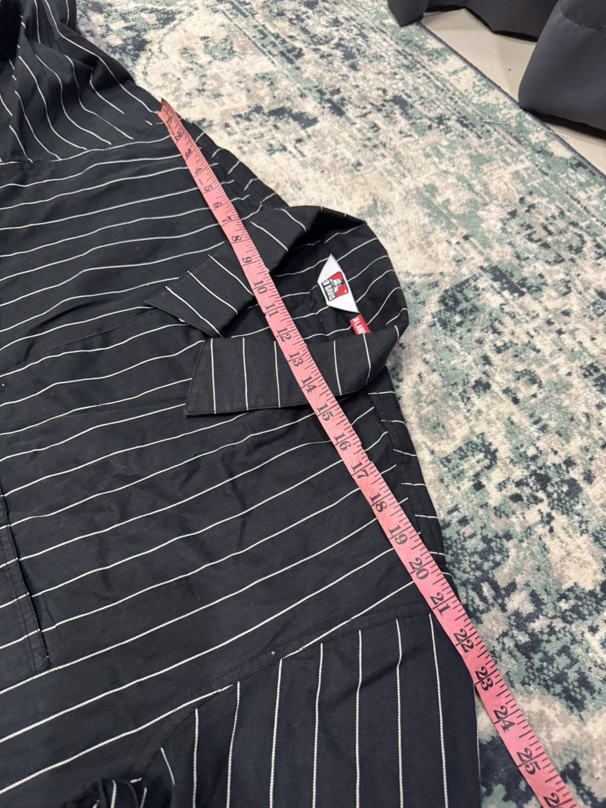 Ben Davis BEN DAVIS PLENTY TOUGH HICKORY STRIPED OVERALLS JUMPSUIT Size US 44 / EU 60 - 9 Thumbnail