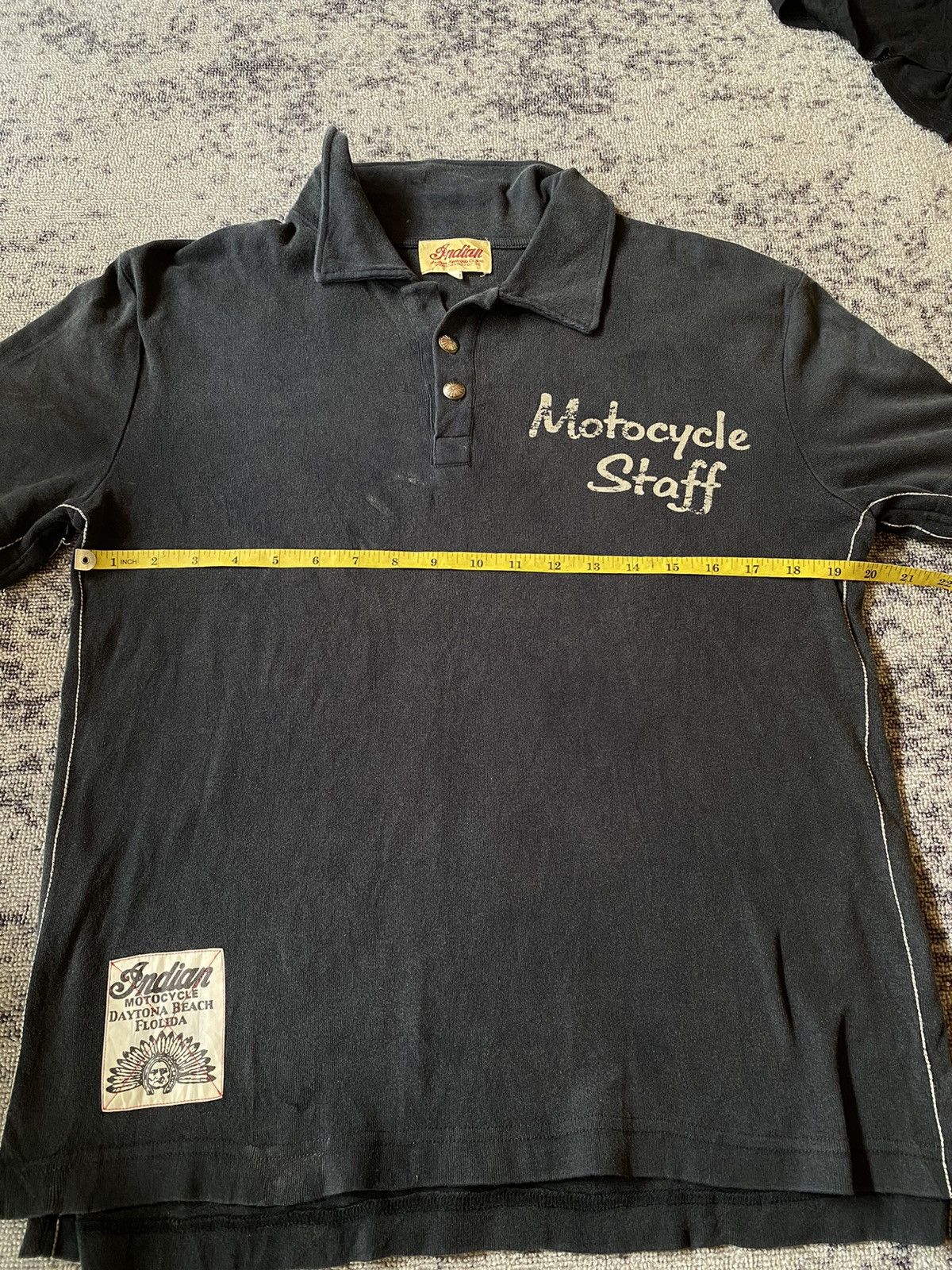Toyo Enterprises Y2k Indian Motorcyle ifsixwasnine polo tshirt Size US L / EU 52-54 / 3 - 12 Thumbnail