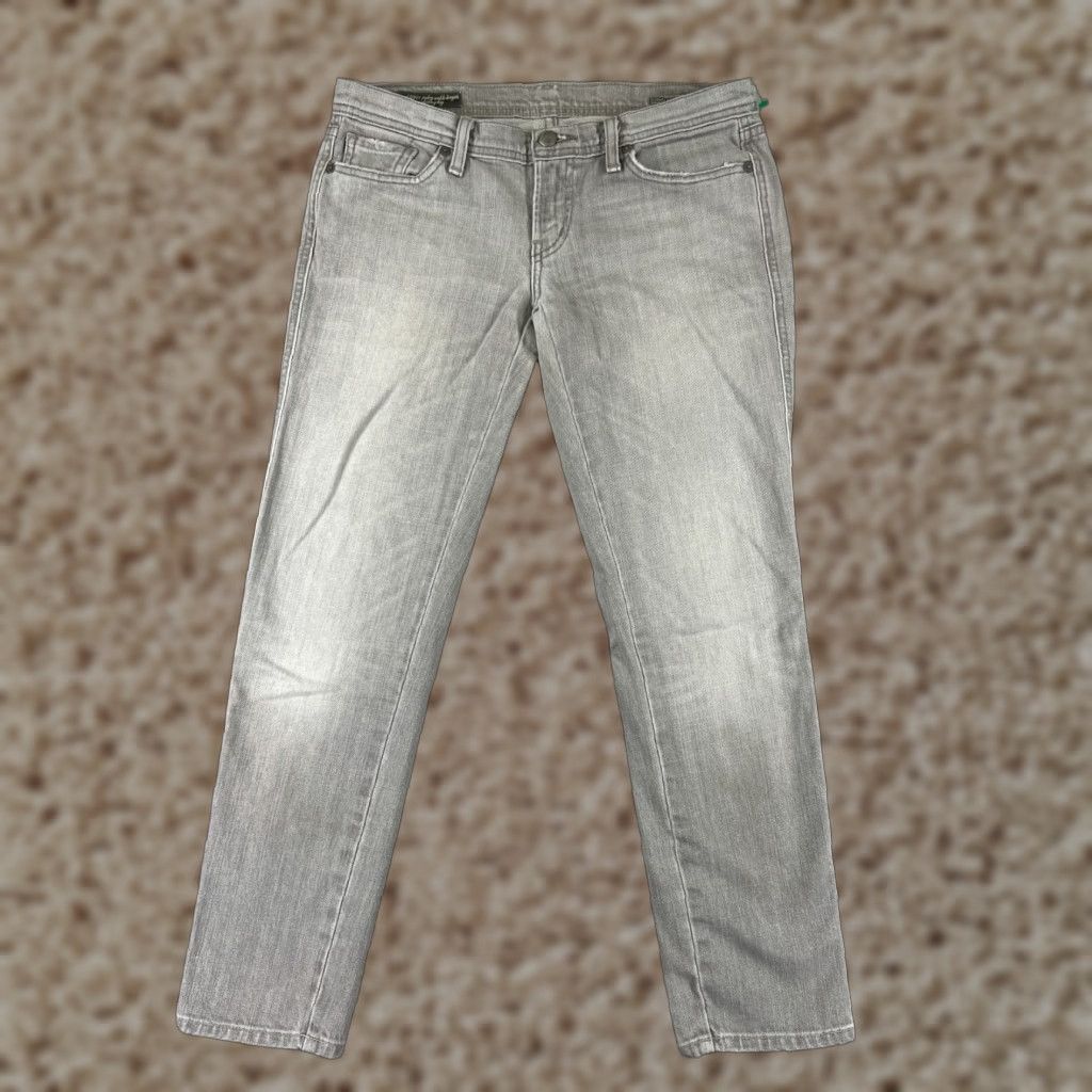 Citizens Of Humanity Citizens of Humanity Ingrid Jeans Women 29 Gray Denim Ankle Skinny 5-Pocket Distressed Modern American Western Cigarettes? Size 29" - 1 Thumbnail