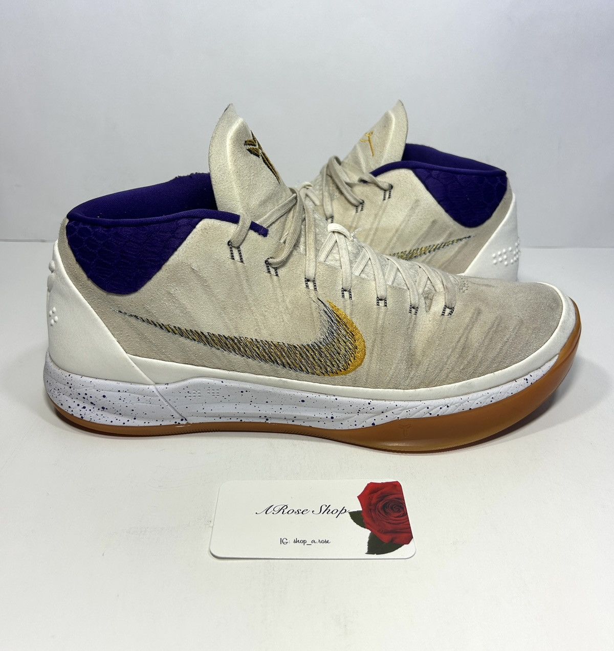 Nike Nike Kobe A.D iD Mid Lakers Home Colorway Shoes Size: 12 M Size US 12 / EU 45 - 1 Thumbnail