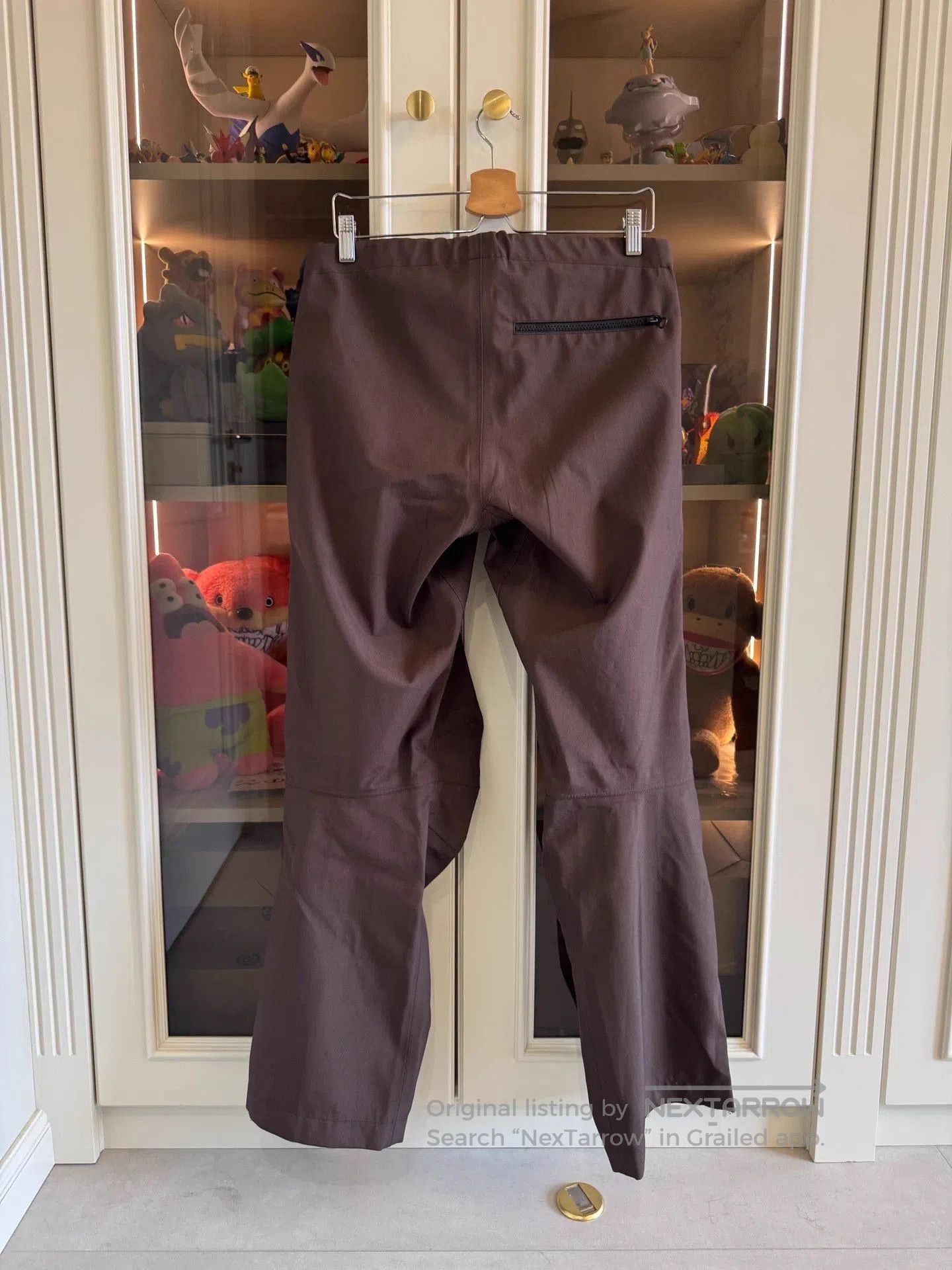GR10K Brown Casual Pants with Belt Size 32. Size US 32 / EU 48 - 2 Thumbnail