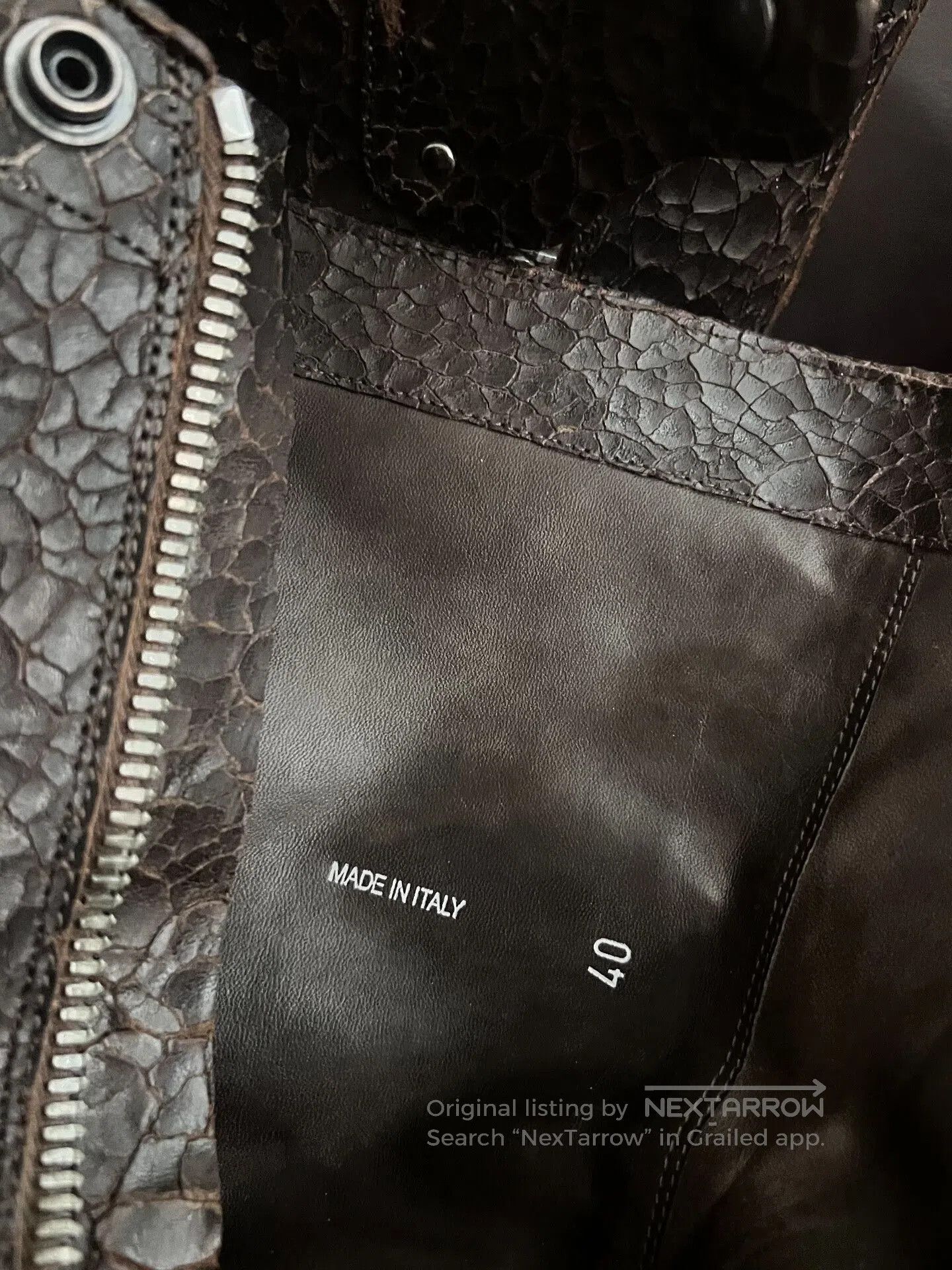 Rick Owens Rick Owens Cracked Leather Military Boots. Size US 7 / EU 40 - 7 Thumbnail
