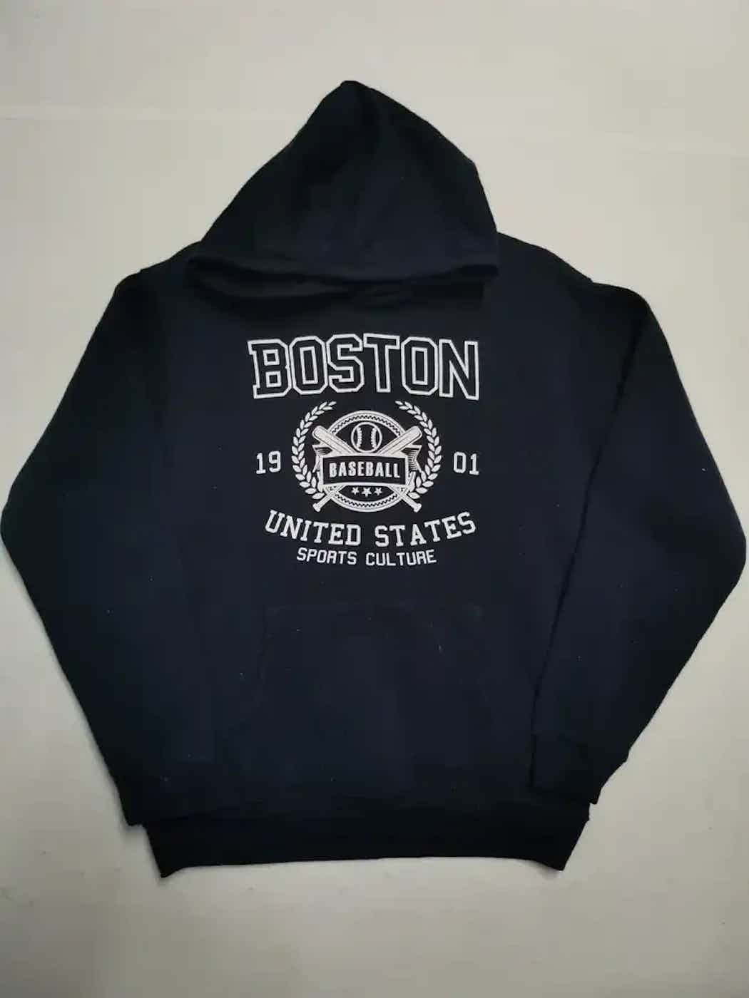 Vintage Zeky Boston Baseball United State Hoodie
