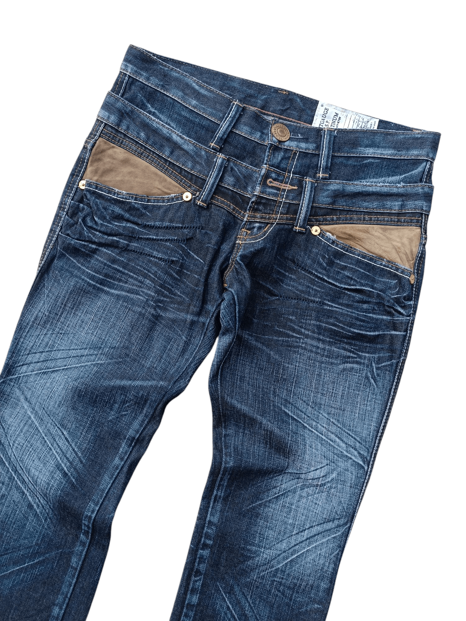 Japanese Brand Antgauge SP Platinium Double Waisted Denim E236 Size US 31 - 3 Thumbnail