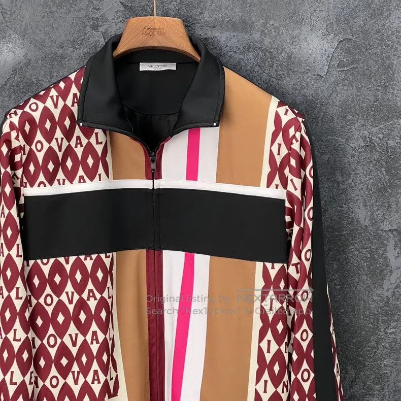 Valentino Valentino Color-blocked print casual jacket Size US S / EU 44-46 / 1 - 3 Thumbnail