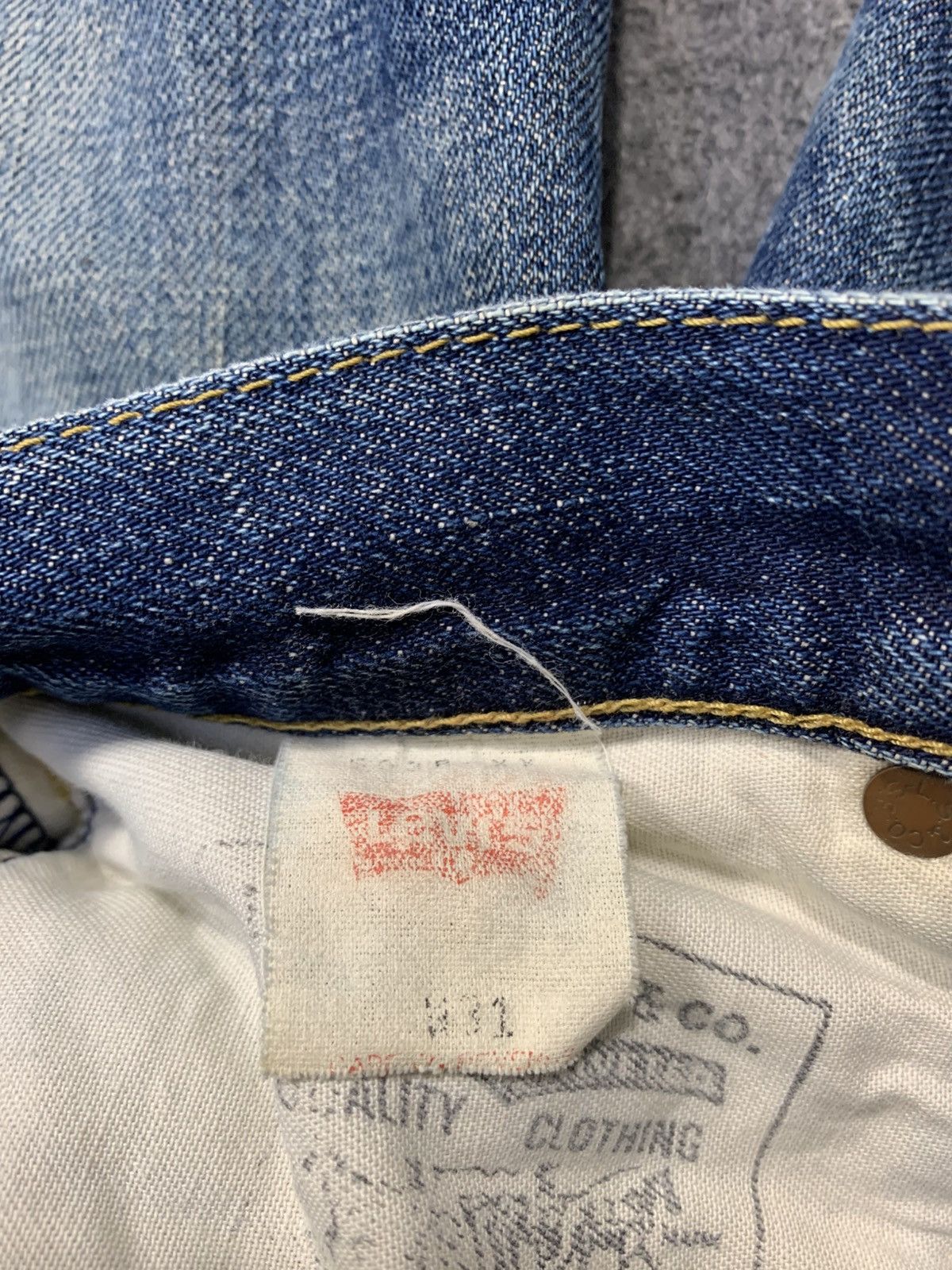 Levi's Levi’s Strauss Big E Selvedge Beauty Faded Fits 28 29 Size US 29 - 9 Thumbnail