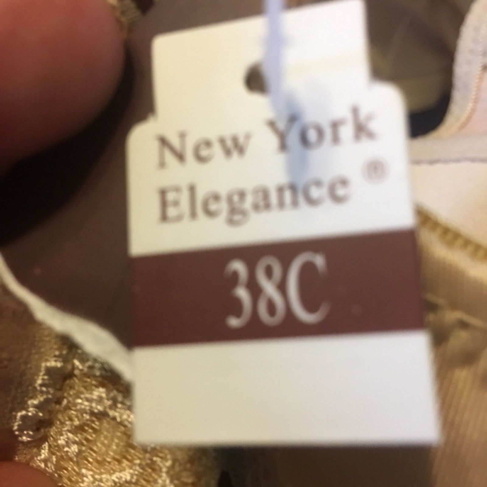 Other New York Elegance lace detail bra NWT 38C Size ONE SIZE - 7 Thumbnail