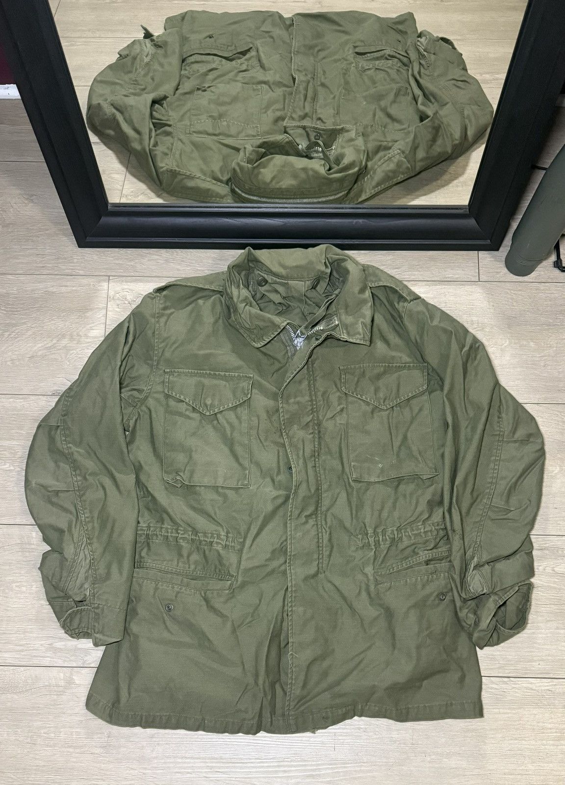 Other Vintage US Army OG M-65 Field Jacket Size US L / EU 52-54 / 3 - 1 Thumbnail