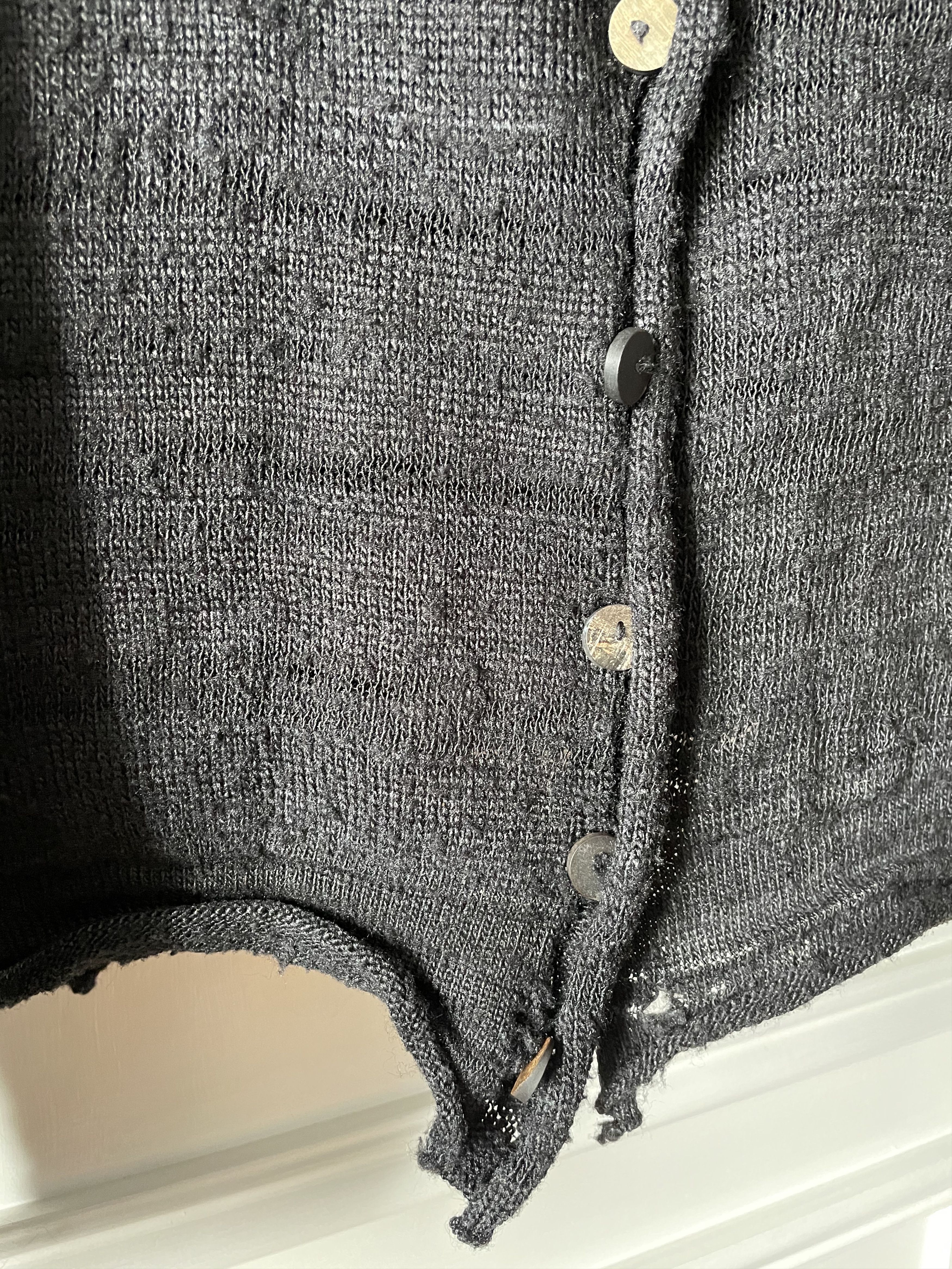 Label Under Construction LABEL UNDER CONSTRUCTION HANDSPUN SILK CARDIGAN SIZE-M Size US M / EU 48-50 / 2 - 12 Thumbnail