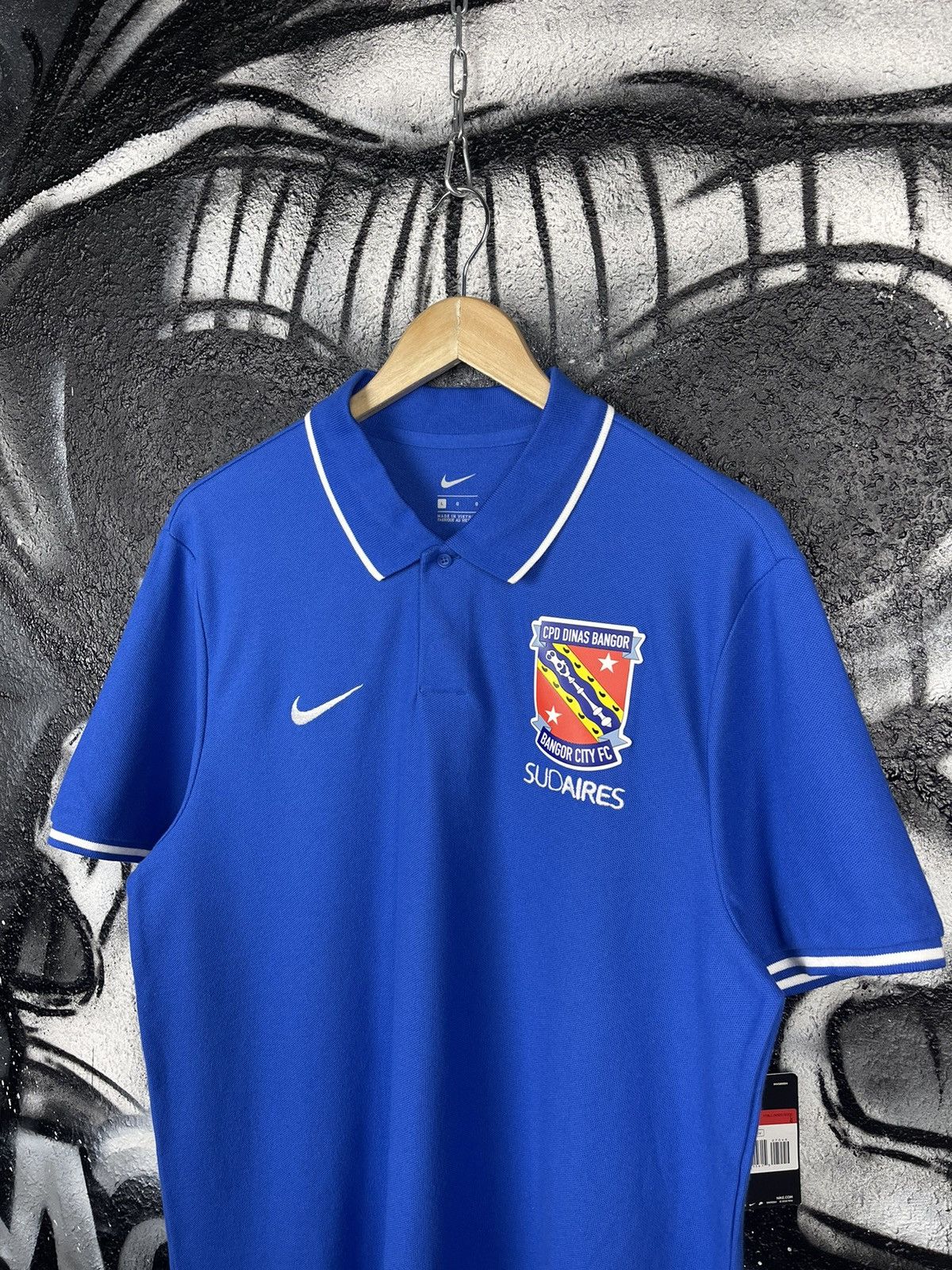 Nike Nike Bangor City FC Polo T-Shirt Men’s Size L Size US L / EU 52-54 / 3 - 3 Thumbnail