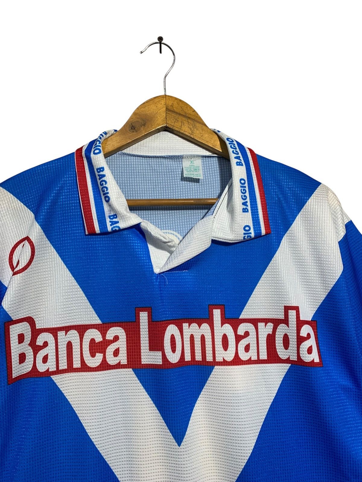 Vintage 🔥VTG RETRO FOOTBALL JERSEY NNS BAGGIO MADE IN ITALY Size US XL / EU 56 / 4 - 4 Thumbnail